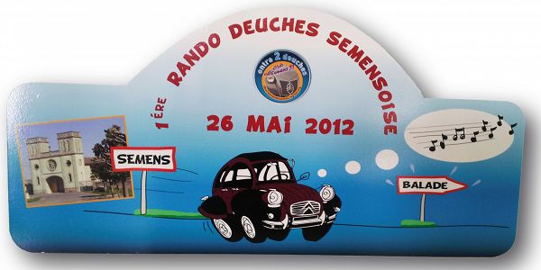 Plaque de rallye