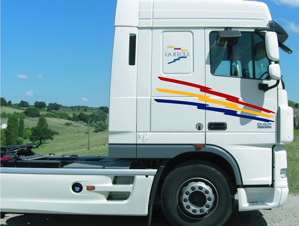 Marquage sur camion